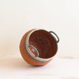Coral Catch-All with Handle - Handcrafted Baskets | LIKHÂ