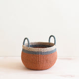Coral Catch-All with Handle - Handcrafted Baskets | LIKHÂ